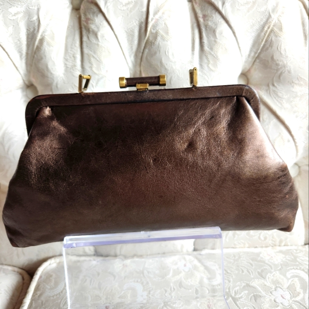 Burberry Brown Leather Clutch - Picture 6 of 9
